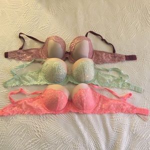BUNDLE! Set of 3 Victoria Secret Bras